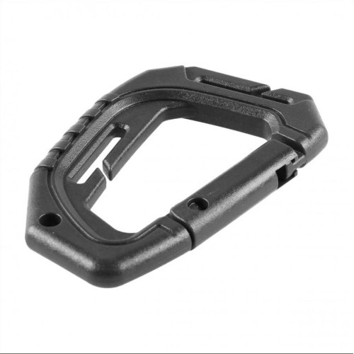 M-Tac Tactical plastic carabiner black.