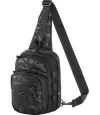 Сумка M-Tac Cross Bag Slim Elite Hex, камуфляж/черный