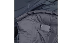 Спальный мешок Alpinus Fiber Pro 1100, левый, серый