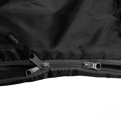 Alpinus Warm 1500 Sleeping Bag Right, Black