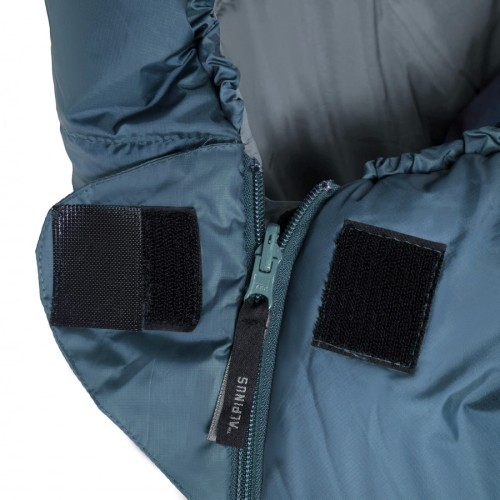 Miegmaišis Alpinus Fiber Pro WS 1300, dešininis, žalsvas