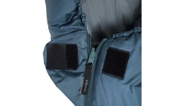 Спальный мешок Alpinus Fiber Pro WS 1300, правый, шалфейный