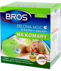 Electro + Bros žalios kasetės nuo uodų