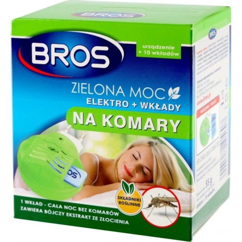 Зелёные картриджи от комаров Electro + Bros