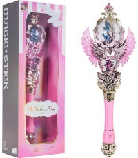 Magic Wand with Light and Sound Function Pink