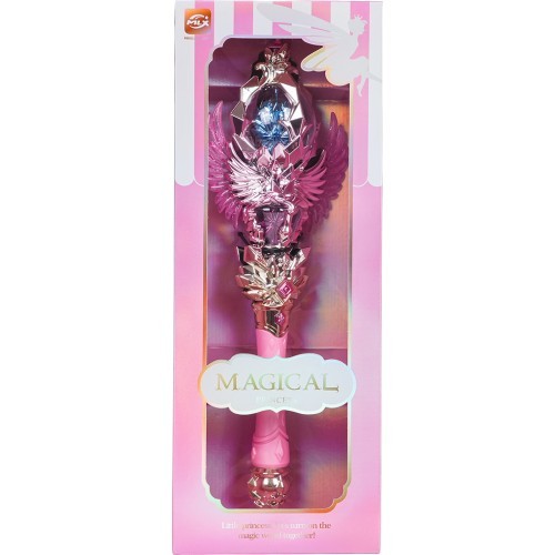 Magic Wand with Light and Sound Function Pink