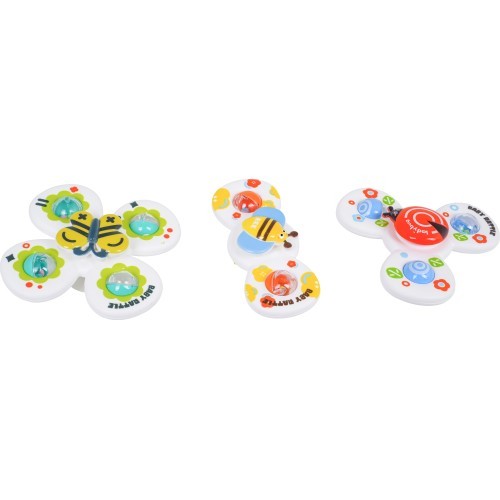 3in1 Ladybug, Butterfly, Bee Spinner Set