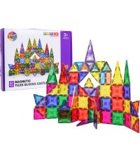 3D magnetinių kaladėlių rinkinys, 67 vnt.