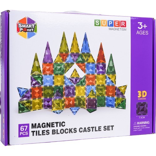 3D Magnetic Blocks Set 67 pcs.