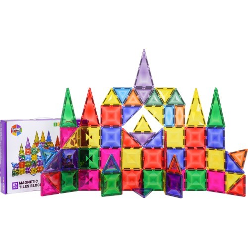 3D magnetinių kaladėlių rinkinys, 67 vnt.