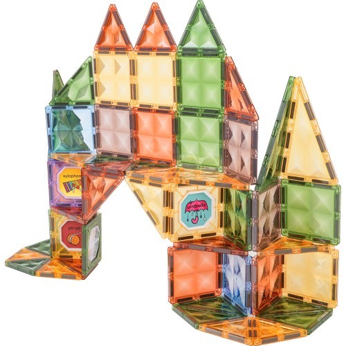 3D magnetinių blokų rinkinys, 85 vnt.