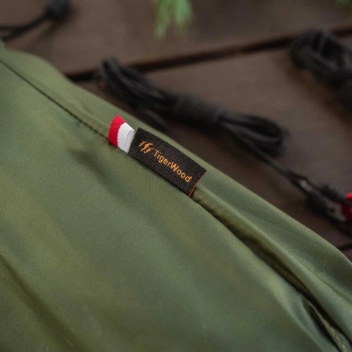 TigerWood hamakas Dragonfly V1 long, samaninės žalios spalvos