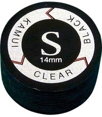 KamuiClear Black Cue Tip Soft 14mm