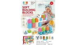 Set of soft bricks Letters + Locomotive