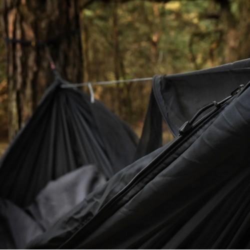 TigerWood Dragonfly V2 long hammock with mosquito net black