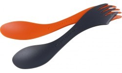 Столовый прибор Spork M BIO, 2 шт., оранжевый/чёрный