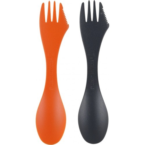 Столовый прибор Spork M BIO, 2 шт., оранжевый/чёрный