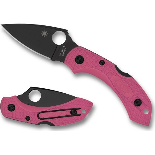 Sulankstomas peilis Spyderco C28FPPNS30VBK2 Dragonfly 2, rožinis