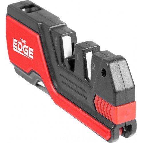 Точилка для ножей THE EDGE bushSHARP, красная + кремень