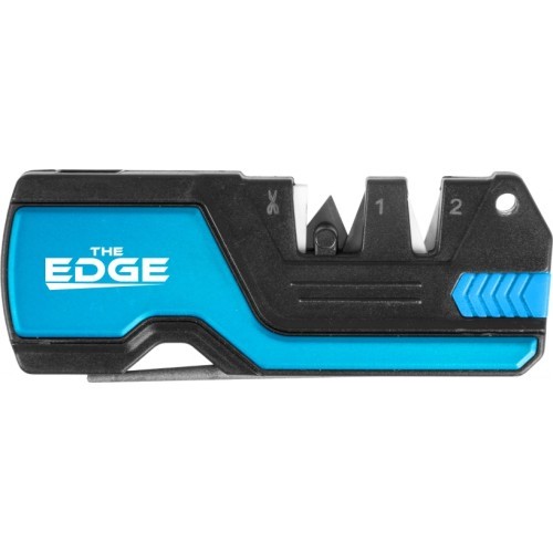 Точилка для ножей THE EDGE bushSHARP синяя + кремень