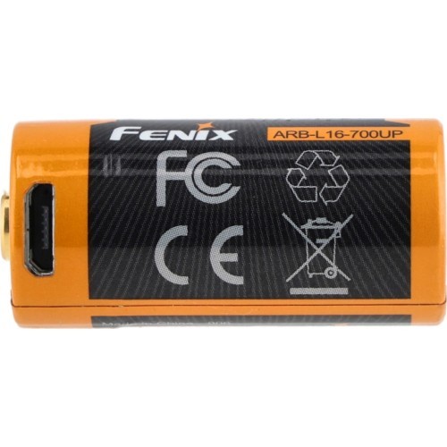 Fenix USB Rechargeable Battery ARB-L16UP (16340 RCR123 700m