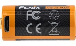 Fenix įkraunamas USB akumuliatorius ARB-L16UP (16340 RCR123, 700mAh)