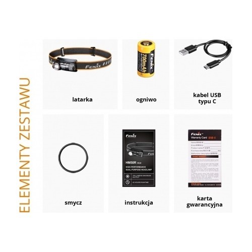 LED Flashlight-Headlamp Fenix ​​HM50R V2.0