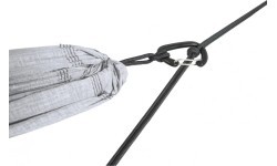 TTTM hammock 320 x 300 cm carabiners and ropes included, gray