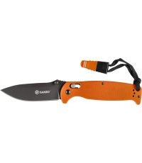 Складной нож Ganzo G7413-OR-WS со свистком
