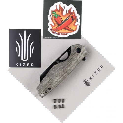 Kizer Sparrow peilis V3628C1, juodas