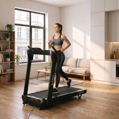 Elektrinis bėgimo takelis HMS Loop14 Black
