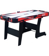 Аэрохоккей AirHockey, красный, 152x74x80 см