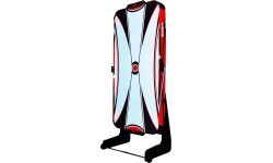Oro ritulio stalas AirHockey, raudonas, 152x74x80 cm