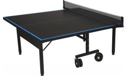 Large Outdoor Ping Pong Table Black