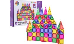 Set of Colorful Magnetic Blocks 75 pcs.