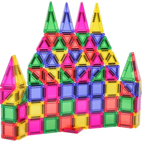 Spalvotų magnetinių blokelių rinkinys, 75 vnt.