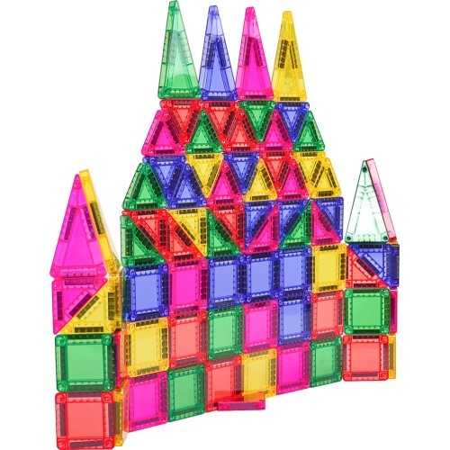Spalvotų magnetinių blokelių rinkinys, 75 vnt.