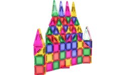 Spalvotų magnetinių blokelių rinkinys, 75 vnt.