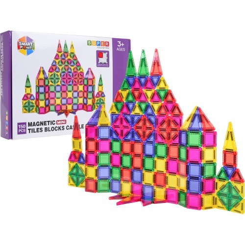 Spalvotų magnetinių kaladėlių rinkinys, 150 vnt.