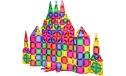 Set of Colorful Magnetic Blocks 150 pcs.