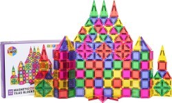 Spalvotų magnetinių kaladėlių rinkinys, 150 vnt.