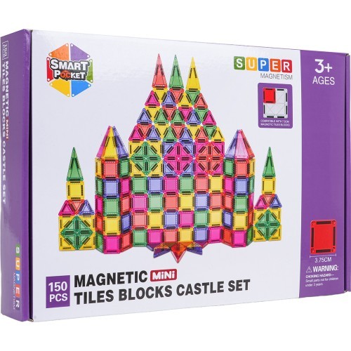 Spalvotų magnetinių kaladėlių rinkinys, 150 vnt.