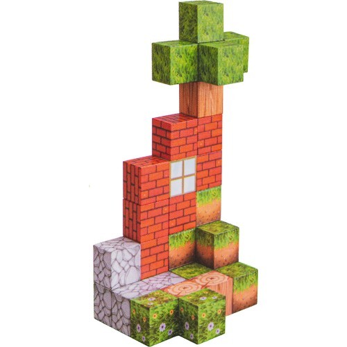 Set of Magnetic Cubes, Blocks, 384 pcs.