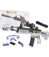 Штурмовая винтовка M416 серая под водяные шарики + аксессуары