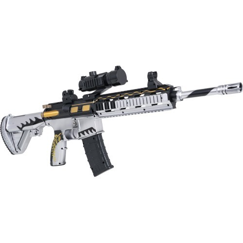 Штурмовая винтовка M416 серая под водяные шарики + аксессуары