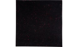 Tvirta grindų apsauginė danga inSPORTline Proteko II 50 x 50 x 1,5 cm - Juoda/raudona