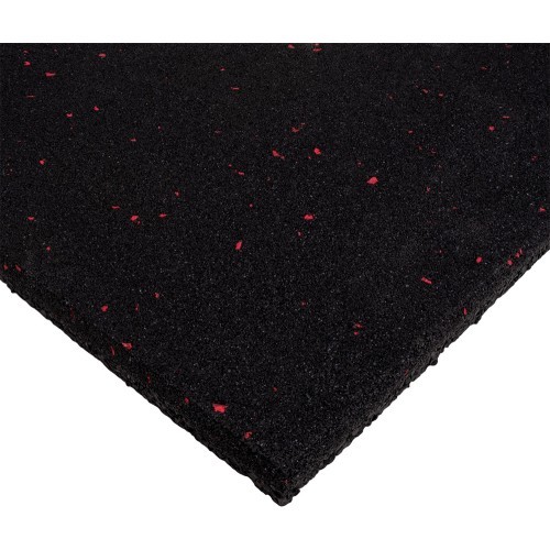 Прочный защитный коврик для пола inSPORTline Proteko II 50 x 50 x 1,5 см - Черный/красный