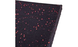 Прочный защитный коврик для пола inSPORTline Proteko II 50 x 50 x 1,5 см - Черный/красный