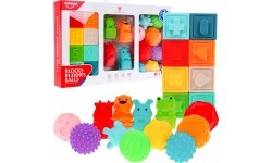 Набор резиновых сенсорных мячиков для самых маленьких