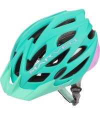 Dviratininko šalmas Meteor Marven - Mint/pink